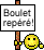 Boulet repéré